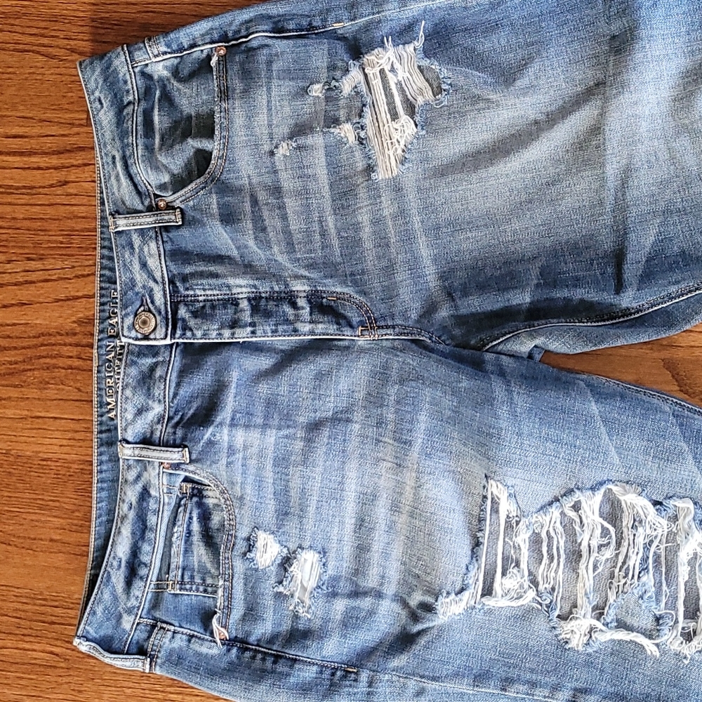 AE Distressed Button-Fly Jeans - Picture 5 of 12